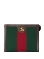 Gucci trousse de toilette GG à bande Web - Vert