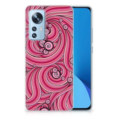Xiaomi 12 | 12X | Hoesje maken | Swirl Pink
