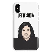 Let It Snow: iPhone XS Max Volledig Geprint Hoesje