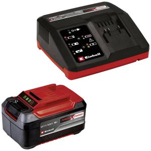 Einhell Power X-Change PXC-Starter-Kit 5,2Ah & 4A Fastcharger 4512114 Accu en acculader voor gereedschap 18 V 5.2 Ah Li-ion