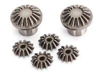Gear set, differential (front) (output gears (2)/ spider gears (4)) (TRX-8582)
