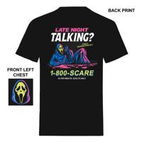 Scream T-Shirt Ghost Face Late Night Talking Size M