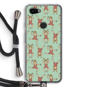 Gymboys: Pixel 3a Transparant Hoesje met koord