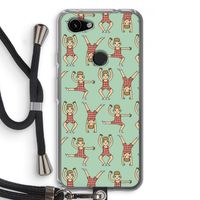 Gymboys: Pixel 3a Transparant Hoesje met koord