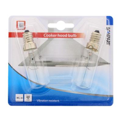 Scanpart afzuigkaplamp e14 40w t25 2-pa