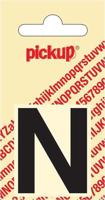 Plakletter Helvetica 40 mm Sticker zwarte letter n Pickup - Pickup