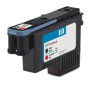 HP 73 matzwarte/chromatisch rode DesignJet printkop HP 73 matzwarte/chromatisch rode DesignJet printkop