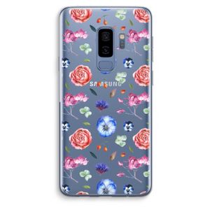 Bloemetjes: Samsung Galaxy S9 Plus Transparant Hoesje