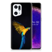 OPPO Find X5 Pro | TPU Hoesje | Papegaai