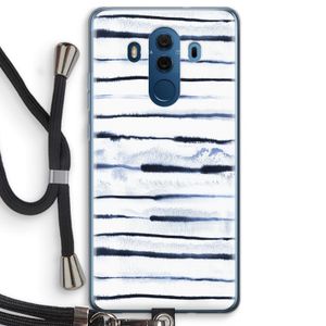 Ink Stripes: Huawei Mate 10 Pro Transparant Hoesje met koord