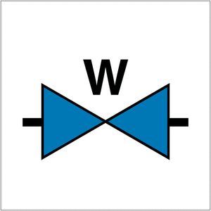 Waterafsluiter sticker ARBO centrum - Waterafsluiter sticker
