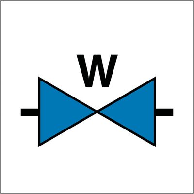 Waterafsluiter sticker ARBO centrum - Waterafsluiter sticker