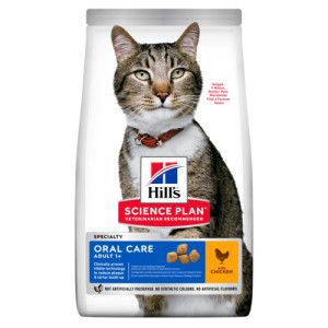 Hill's Oral Care Adult kattenvoer 2 x 1,5 kg