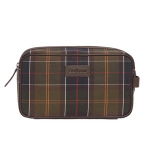 Leren Toilettas Classic Tartan