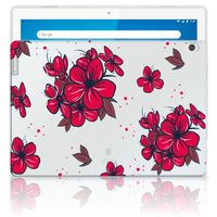 Lenovo Tab M10 Siliconen Hoesje Blossom Red