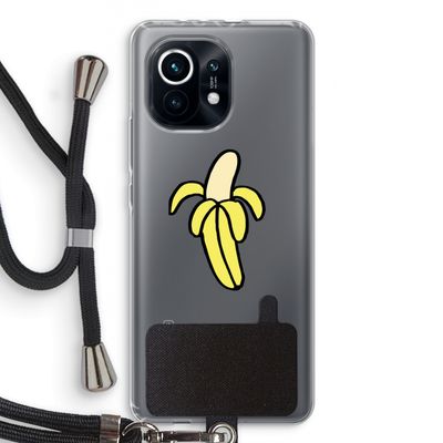 Banana: Xiaomi Mi 11 Transparant Hoesje met koord