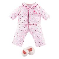 Corolle Ma poppenpyjama en slofjes - hartjes - 36cm