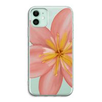 Pink Ellila Flower: iPhone 11 Transparant Hoesje