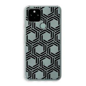 Geometrisch patroon: Google Pixel 5 Transparant Hoesje