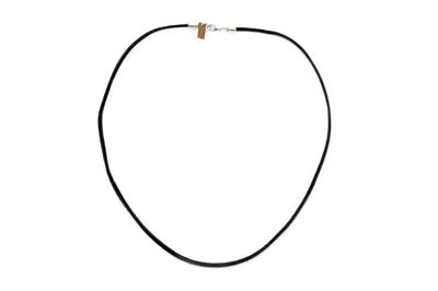 Qoss Leren Ketting Ivo Zwart