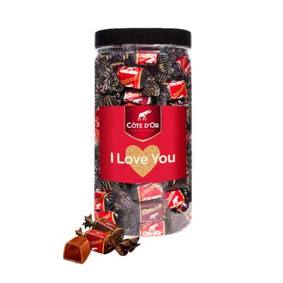 Côte d'Or Chokotoff chocolade mix puur & melk "I Love You" - 800g
