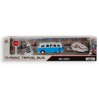 Jonotoys Travel bus met caravan speelset
