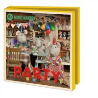 Kaartenmapje Het Muizenhuis, Party 10 Stuks met Enveloppen