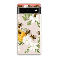 No flowers without bees: Google Pixel 6 Transparant Hoesje
