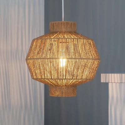 Hanglamp gevlochten &apos;Sahara&apos; touw modern e27 fitting 36 cm