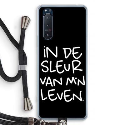 De Sleur: Sony Xperia 5 II Transparant Hoesje met koord