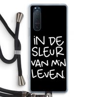 De Sleur: Sony Xperia 5 II Transparant Hoesje met koord