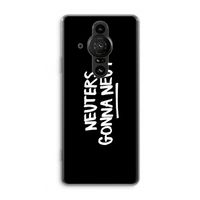 Neuters (zwart): Sony Xperia Pro-I Transparant Hoesje