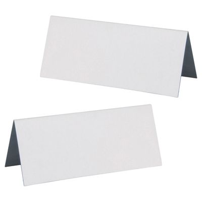 Naamkaartjes/plaatskaartjes - Bruiloft - mat wit - 20x stuks - 7 x 3 cm