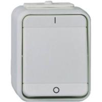 ELSO-uitschakelaar 441209 2p. 10A AquaTop licht/basisgrijs 1 stuk(s)
