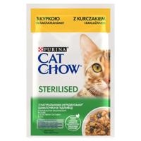 PURINA Cat Chow Gesteriliseerd Gig Kip met Aubergine - natvoer voor katten 85 g