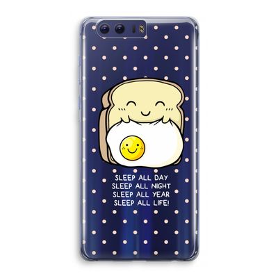 Sleep All Day: Honor 9 Transparant Hoesje