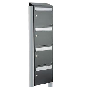 Allux Flow Set 4-Hoog Met Dak Op Statief Antraciet - 40040065_1x4ds
