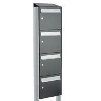 Allux Flow Set 4-Hoog Met Dak Op Statief Antraciet - 40040065_1x4ds