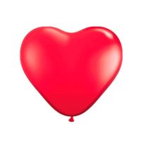 Folat BV Hart ballonnen - rood, 8st.