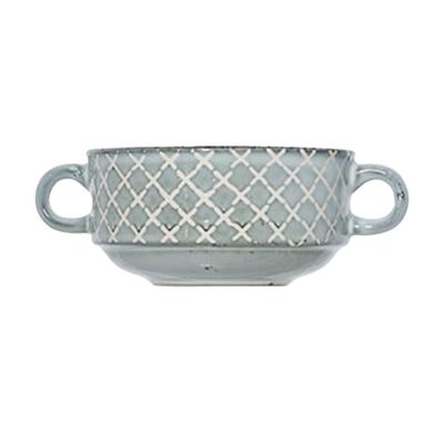 Schaaltjes - blauw print - D11 x 6 cm - keramiek - kommetje voor dessert/soep/ontbijt Schaaltjes - blauw print - D11 x 6 cm - keramiek - kommetje voor dessert/soep/ontbijt