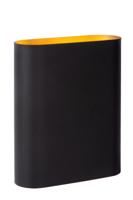 Lucide OVALIS - Wandlamp - 2xE14 - Zwart