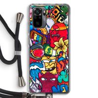 No Rules: Xiaomi Redmi Note 10 Pro Transparant Hoesje met koord