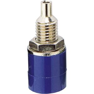 BKL Electronic 072310 Laboratoriumbus Bus, inbouw verticaal Stift-Ø: 4 mm Blauw 1 stuk(s)