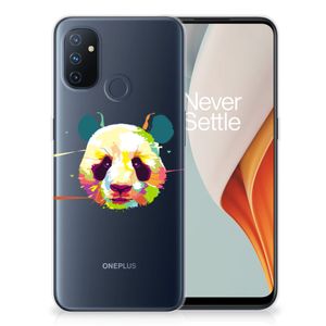 OnePlus Nord N100 Telefoonhoesje met Naam Panda Color