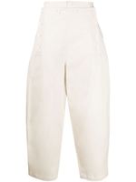 SONGZIO pantalon court à coupe ample - Blanc