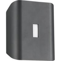 LED Tuinverlichting - Wandlamp Buitenlamp - Trion Paterna - 7.5W - 850 lumen - Aanpasbare kleur - Antraciet - Aluminium