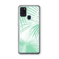 Palmbladeren: Samsung Galaxy A21s Transparant Hoesje