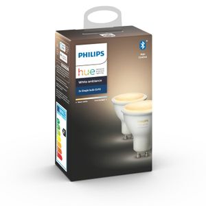 Philips HUE Lichtbron GU10 White Ambiance 2 pack