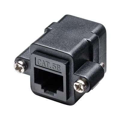 RJ45 CAT-6 Koppelstuk - Netwerk Verlengstuk Ethernet - Zwart