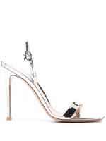 Gianvito Rossi sandales Ribbon 105 mm à talon - Gris